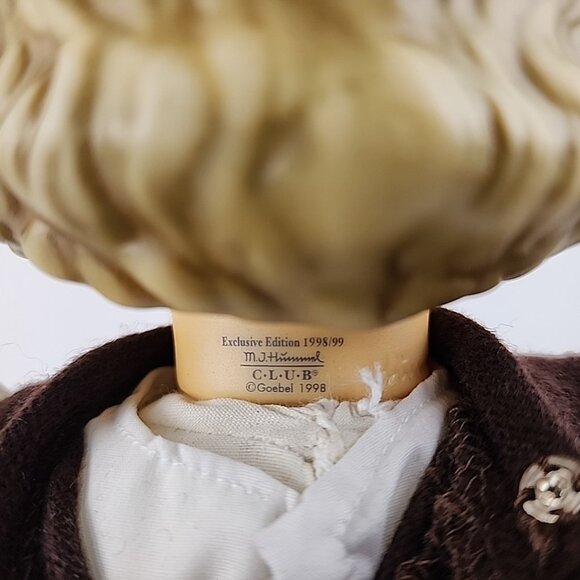 Goebel MJ Hummel 16" Porcelain Doll Valentine Gift Exclusive Edition RARE 98' - Picture 13 of 14